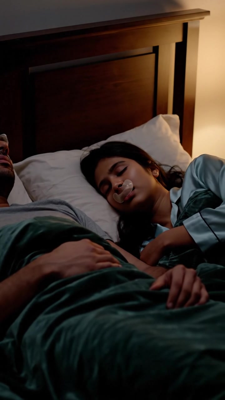 Pareja descansando junta sin ronquidos